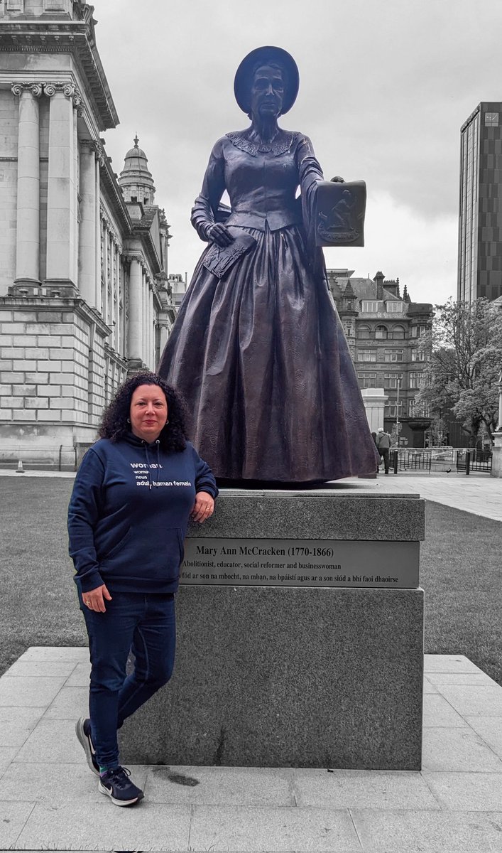 Hello Mary Ann McCracken and Winifred Carney! 😊 belfastmedia.com/unveiling-of-m…