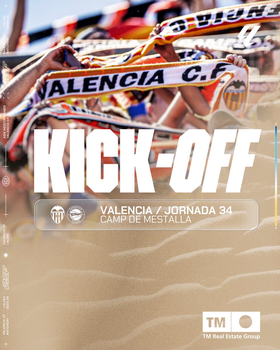 #ValenciaAlavés 🦇⚪🔵 🔛 ⚽ COMIENZA EL PARTIDO Puedes seguirlo a través de: 📱 valenciacf.com 📺 youtube.com/watch?v=yA_VWC… 💻 Twitch.tv/valenciacf 📻 92.6 FM (Valencia)