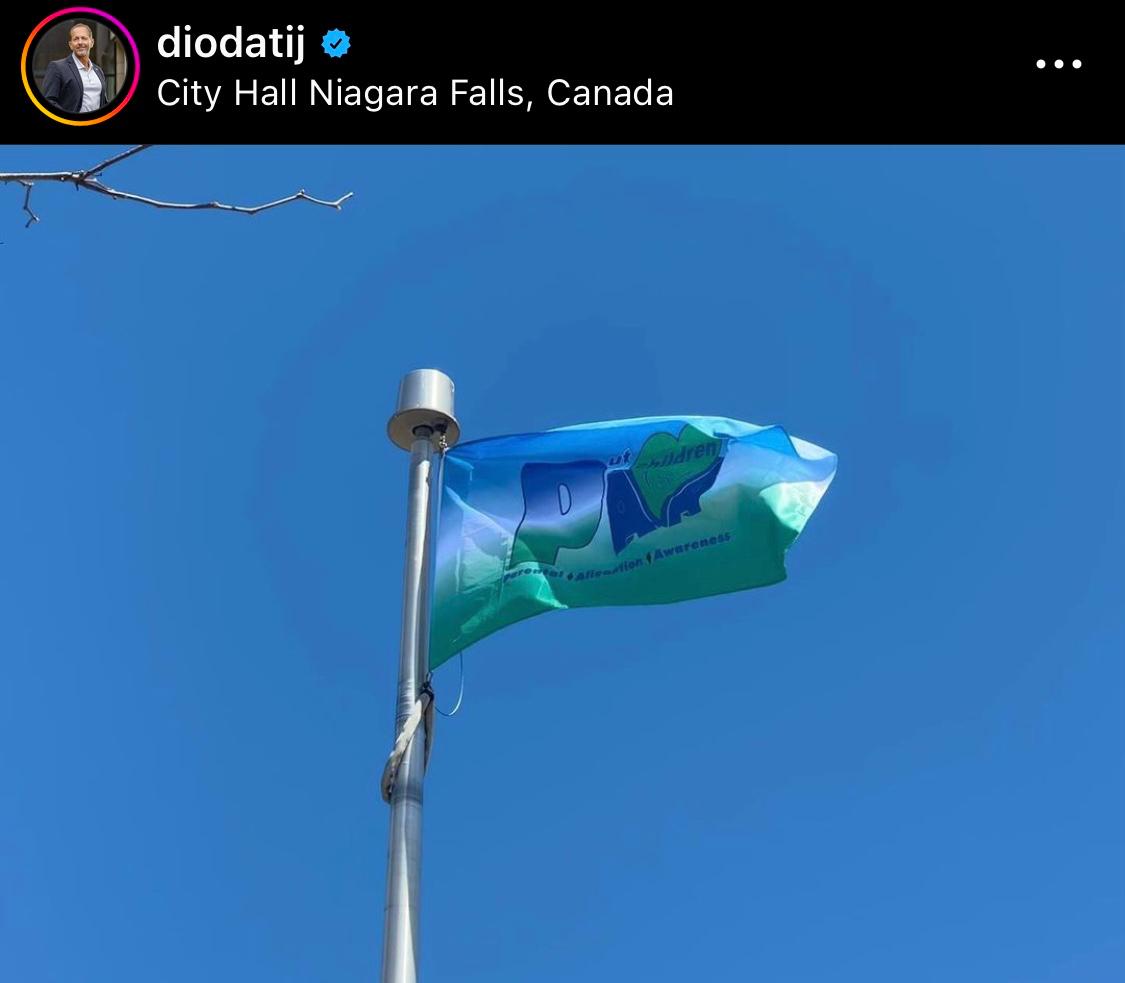 This mayor value human lives. Thank you again for raising the parental alienation awareness flag in the city of Niagra falls.  Every child matters. Let us put our children first. #endparentalalienation #endchildabuse #enddomesticviolence #putchildrenfirst