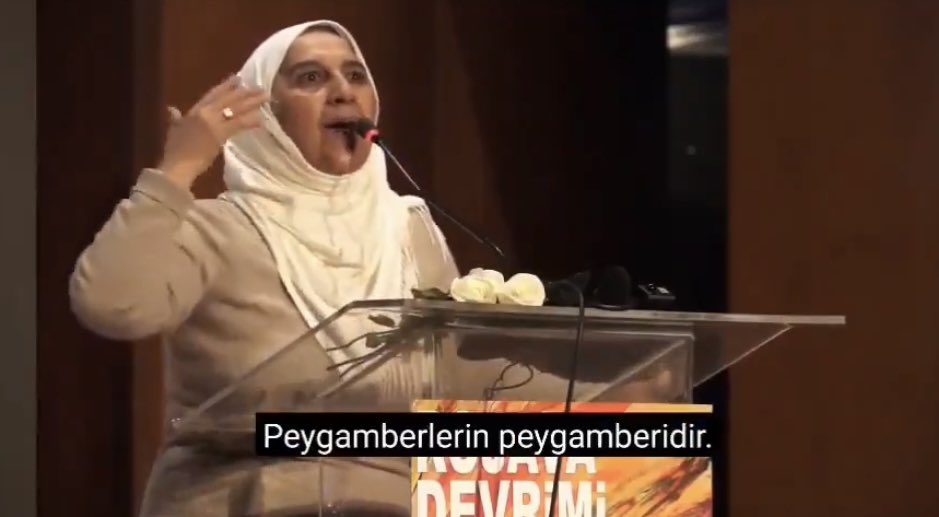 PYD’nin terörist başı Salih Müslim'in eşi Ayşe Efendi: 'Öcalan, peygamberlerin peygamberidir…”