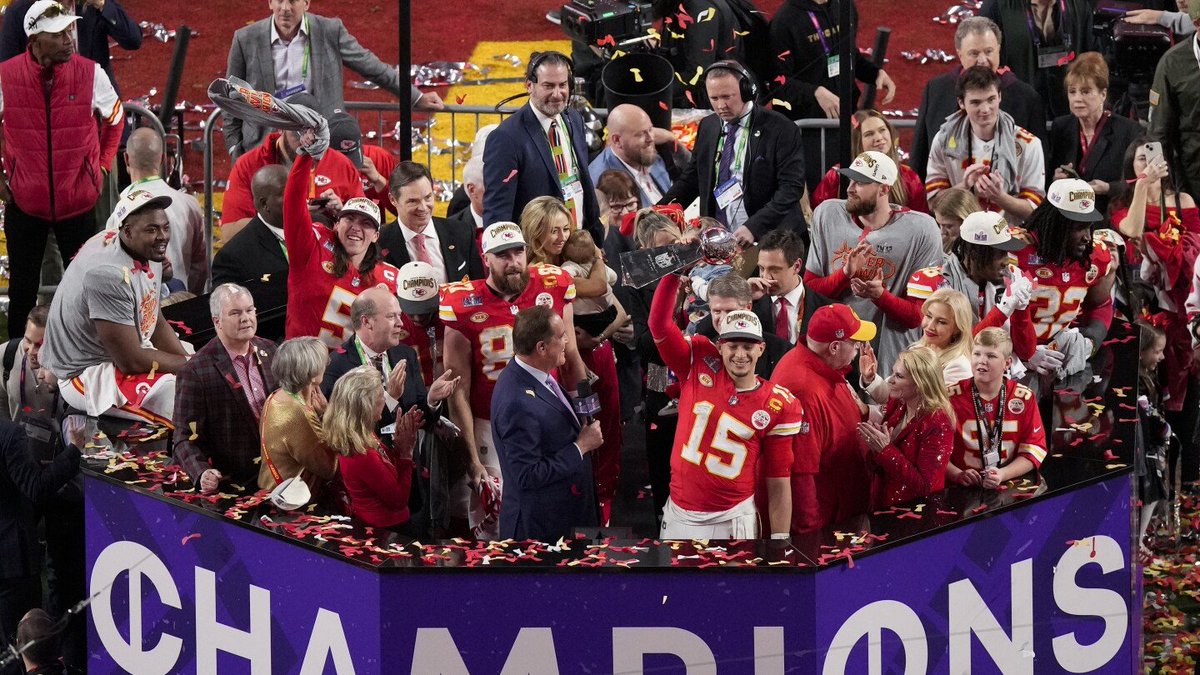 Thrilling Overtime Victory! The Kansas City Chiefs clinch a 25-22 win over the 49ers at Super Bowl 58 in Las Vegas. MVP Patrick Mahomes leads with epic performance! #SuperBowl2024