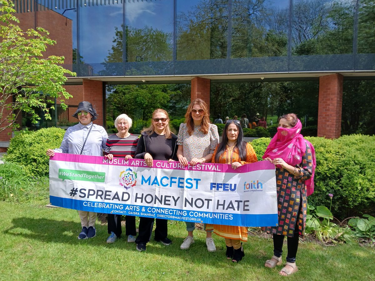 #macfest2024 - a lovely #walking #Picnic and #eid party with the @MACFESTUK team at Whitworth Art Gallery garden. This event supports the Manchester #Walking Festival in May. It was a great opportunity to relax and make new friends 🧡 in #Manchester #manchesterevent…