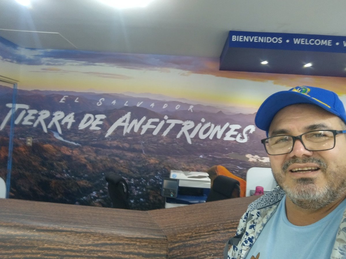 Llegando a mi lido y querido el Salvador para disfrutar de su transformación.