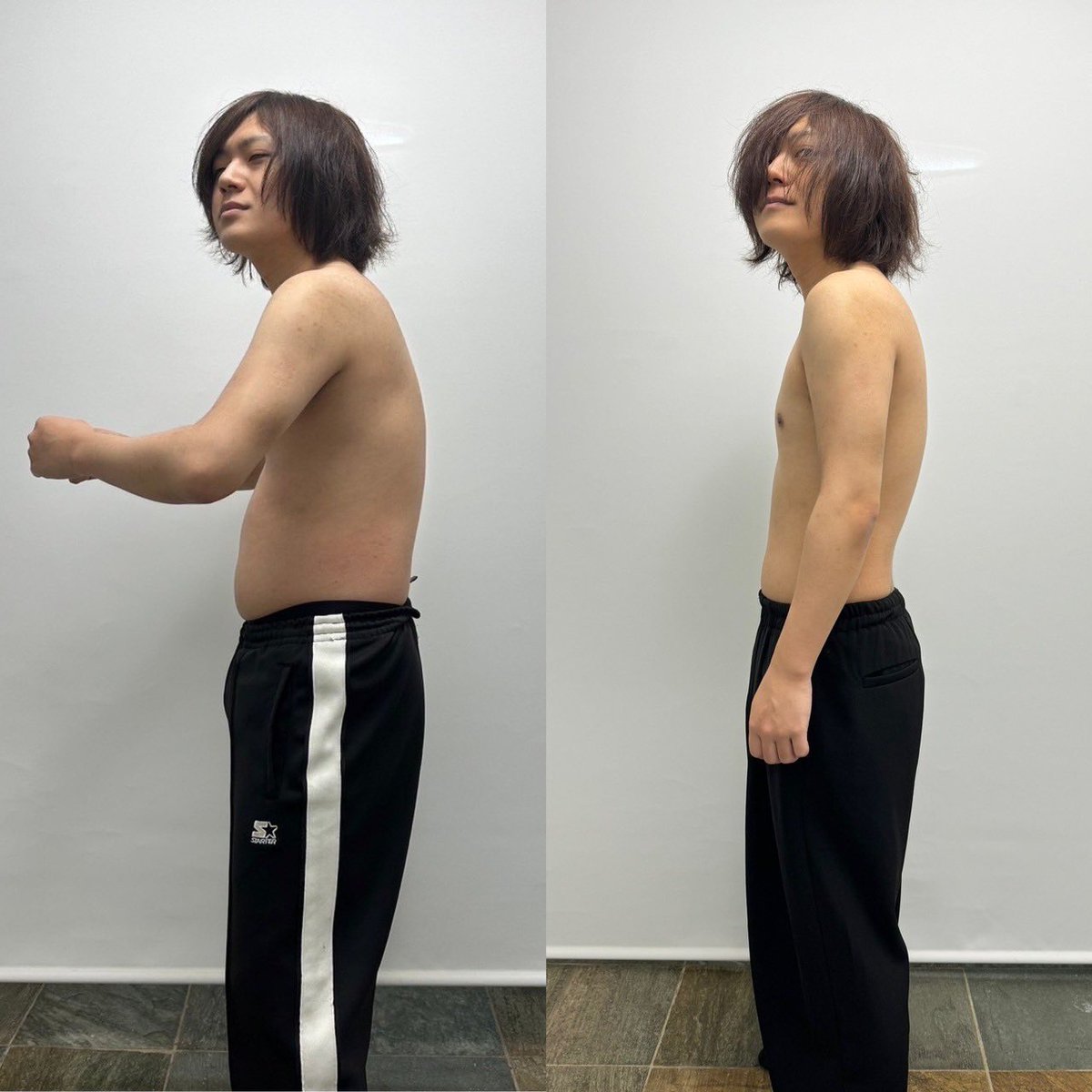 1ヶ月でめちゃくちゃ痩せたのまだ面白い