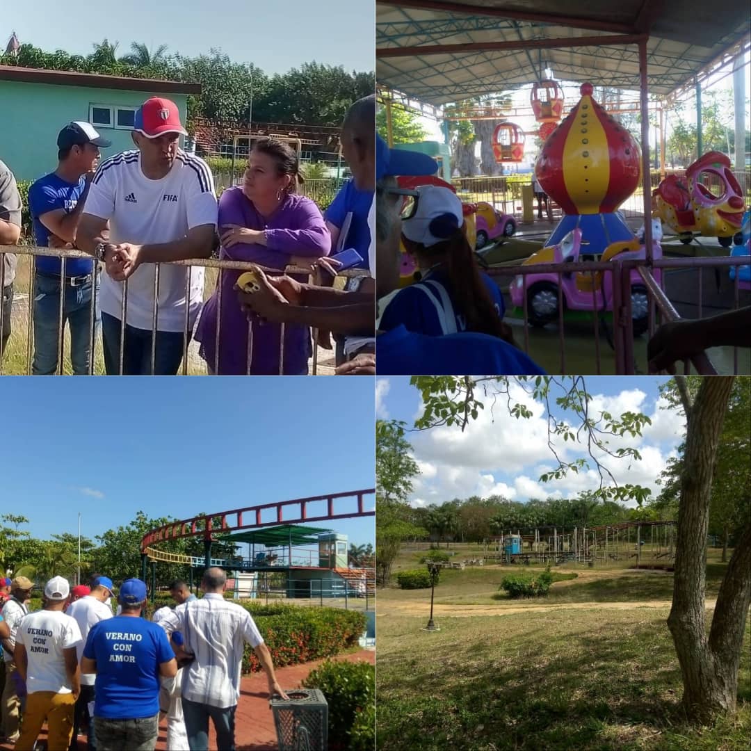 Intercambiamos con directivos, trabajadores y población, en varios parques de la ciudad, como parte de los aseguramientos para el verano 2024. #LaHabanaDeTodos #LaHabanaViveEnMí