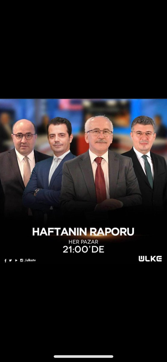 21.00’de ⁦@ulketv⁩ ‘deyiz… ⁦@teopolitik⁩ ⁦@acetmehmettw⁩ ⁦@oguzhanbilgin⁩ Zakir Avşar