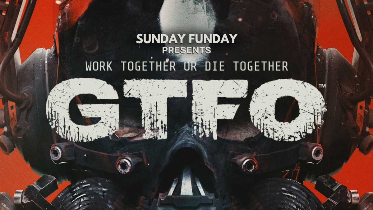 Your weekly dose of chaotic shenanigans is upon us. Sunday Funday is back with @GTFOthegame! 🔗: youtube.com/live/TRikGyROr…