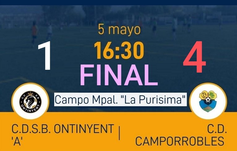 ⏹️ Final a La Puríssima amb la derrota de l'Amateur Femení, tot i que les de @PepePlaRos havien retallat distàncies, el @CamporroblesFem s'emporta el partit per un resultat final d'1-4. ⚽Pauli havia marcat el que era l'1-3.