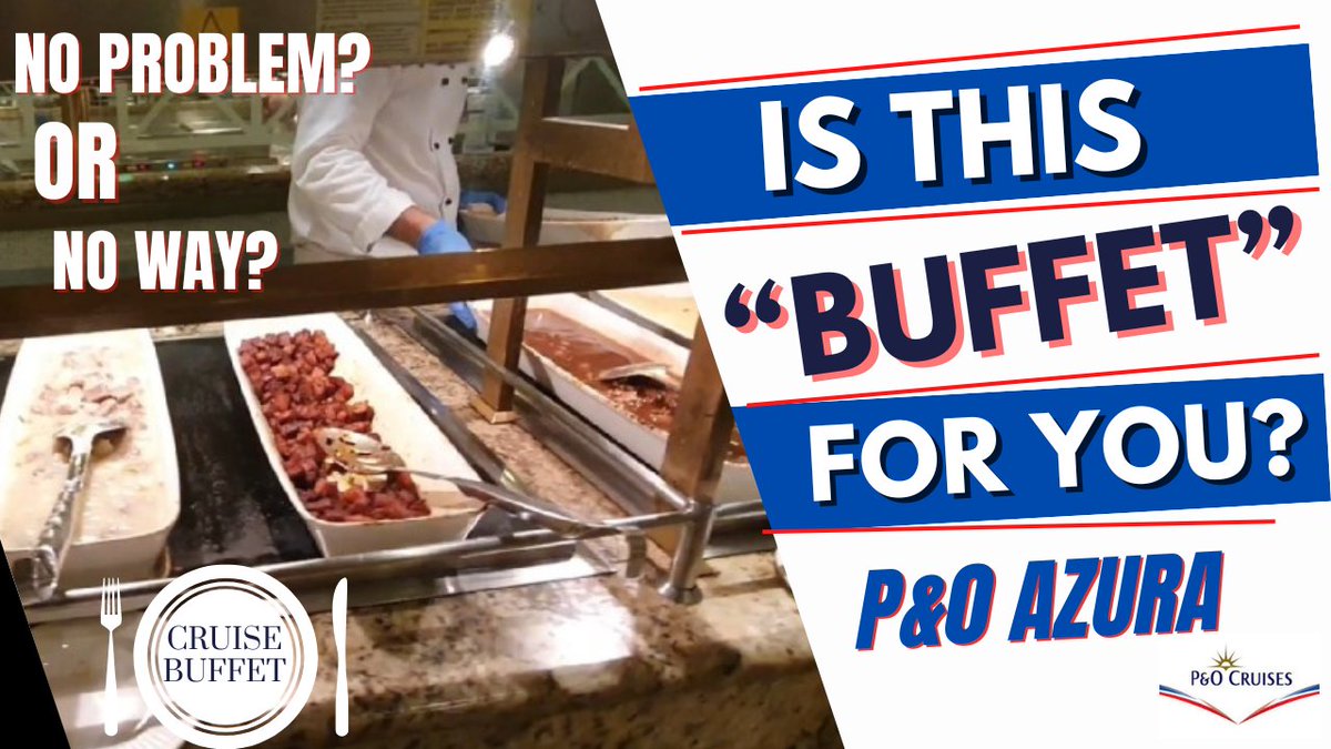 NOW UP: With so many conflicting reports, check out my latest video of a typical buffet on P&O Azura and decide for yourself guys! 👈😎👉 youtu.be/-OUhyOLKIC8?si…