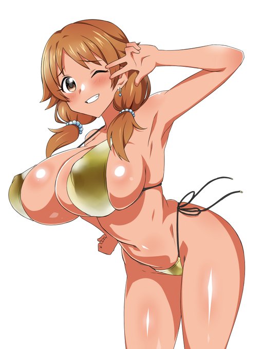 片桐早苗#金ビキニ 