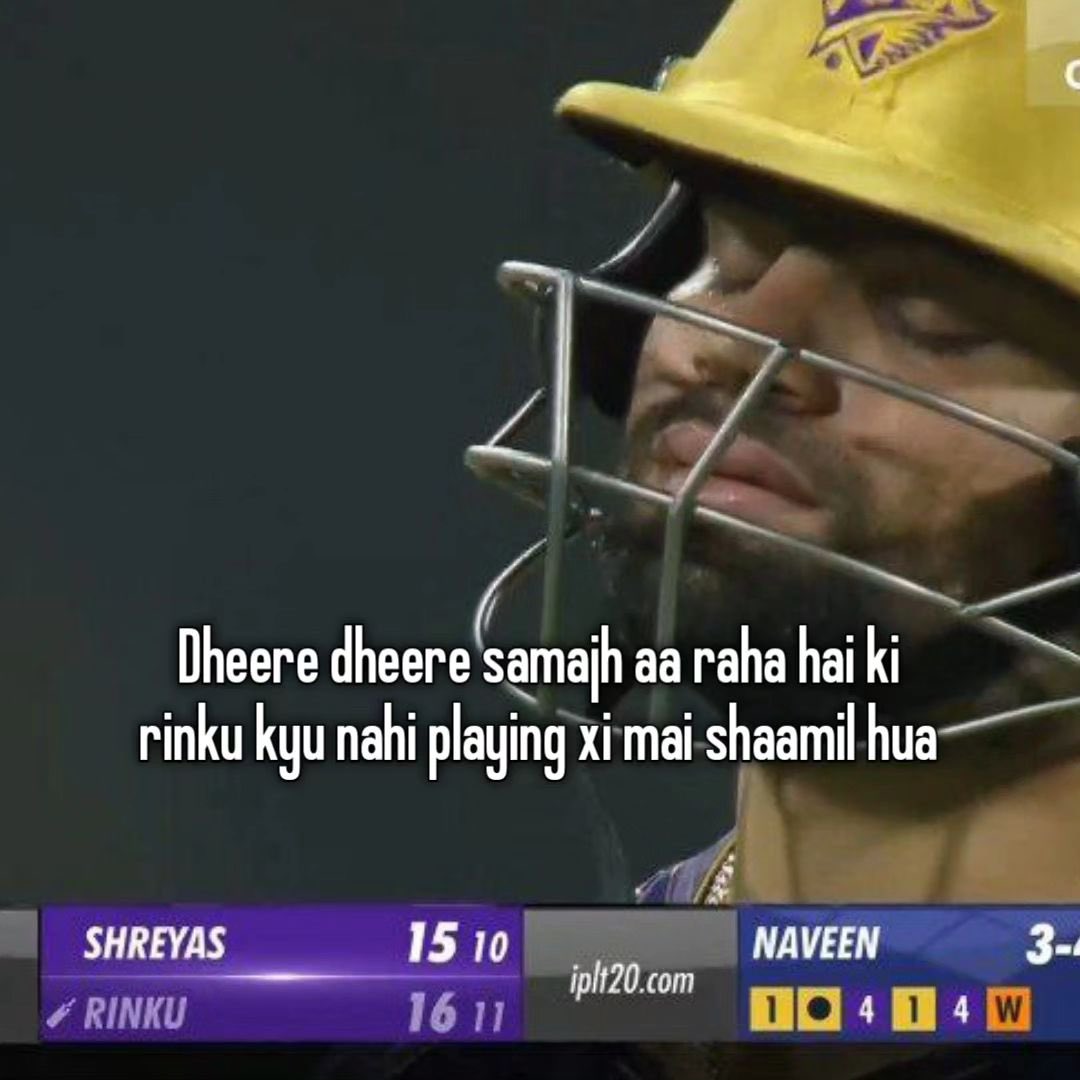 Rinku yaar #LSGvKKR