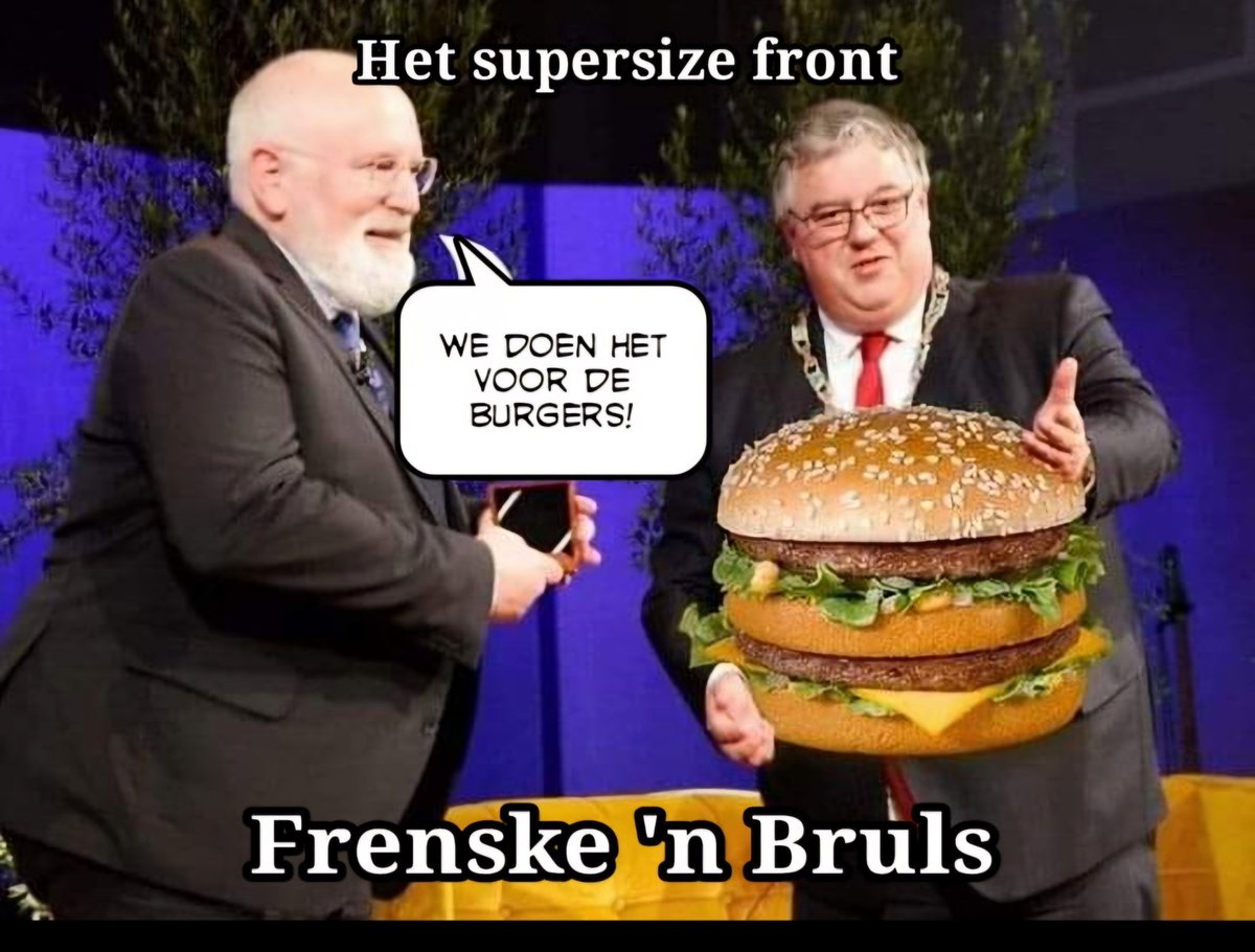 Frans Timmermans zet zich 100% in voor onze burgers. Vooral de Big Mac van de Mac Donalds is hij gek op.
#Franstimmermans #pvda #GroenLinks #GeertWilders #asielstop #asielcrisis #asielzoekers #Feyenoord #psv #eredivisie