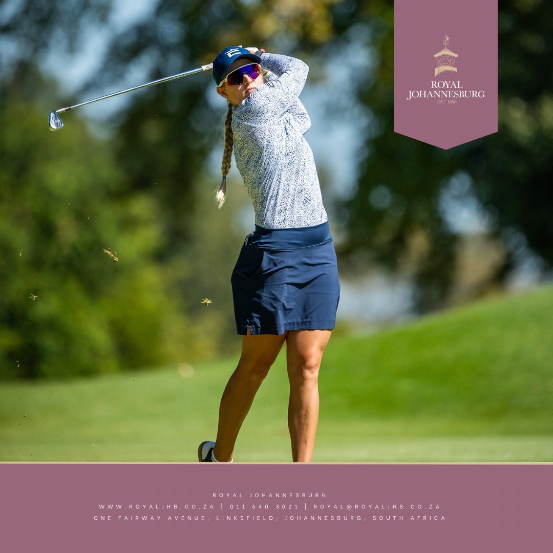 Congratulations to Royal Ambassador Casandra Alexander on finishing T2 in the field and being the leading @SLadiesTour player at The Waterfall City Tournament of Champions brought to you by Attacq! Congrats Cas! ⛳️ 💥