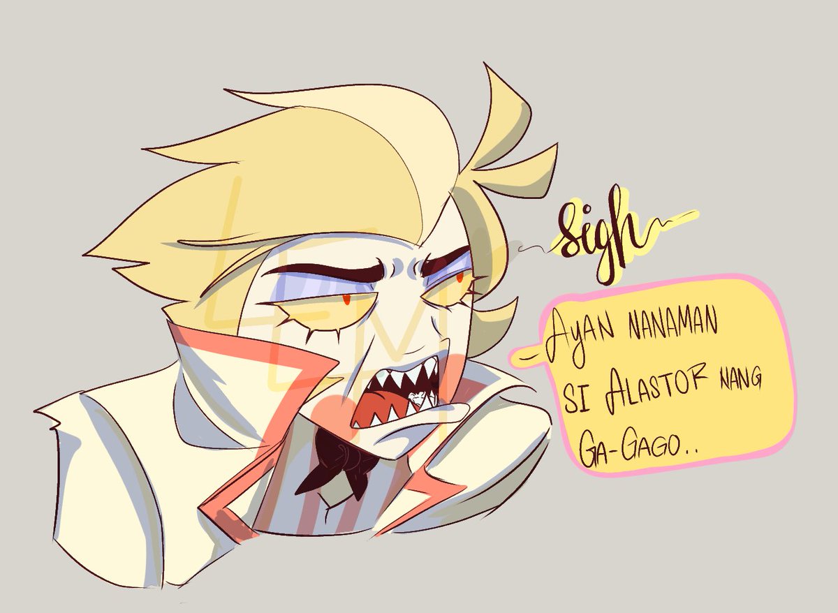 Lucifer with wacky expressions save me,,, save me,, (P.s. The translation for gago is difficult cuz there’s no literal translation for it,, moreso a phrase a lot use when angry/curse word but I tried :’) ) #LuciferHazbinHotel #HazbinHotel