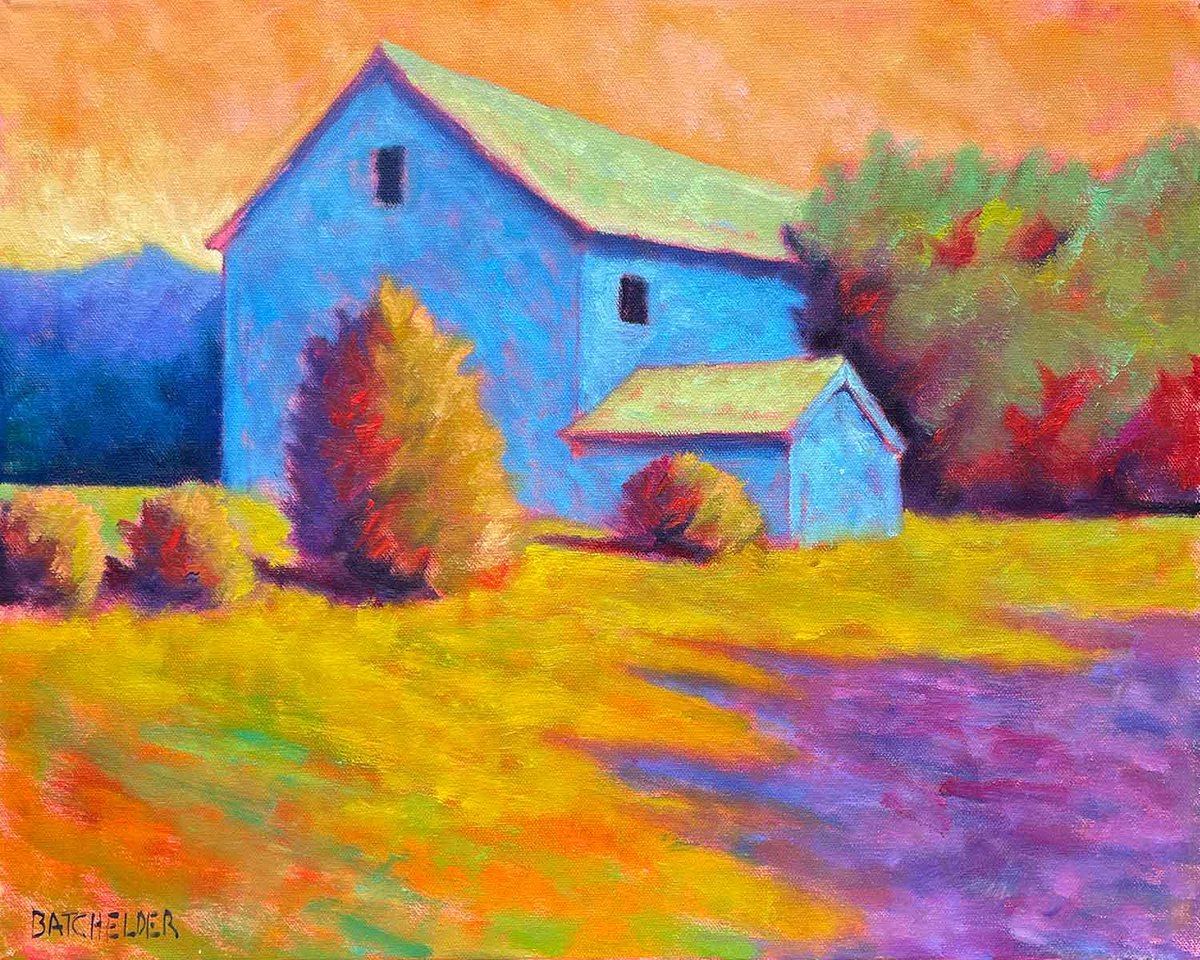 New: “Bluebell” 20 x 16.
.
 #barn #countryside #bluebell  #newenglandlandscape #newhampshire #meadows #rurallandscape #farmland #fineart #contemporaryartist  #artwork #summercottage #interiordesign #galleryartist #artcollecting #art #artist #oilpainting