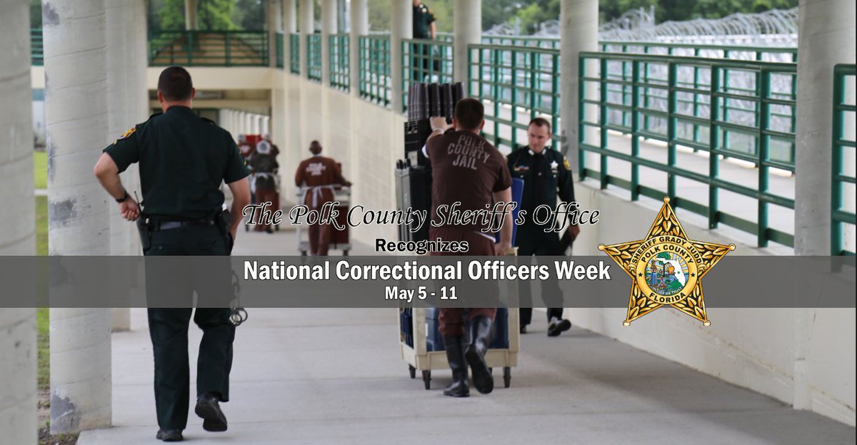 Although this week (May 5 - 11) is National Correctional Officers Week, we appreciate the hard work by all of the men and women everywhere who work in corrections all year round—but especially those who work in the PCSO jail system. And let’s not overlook those who do a lot of