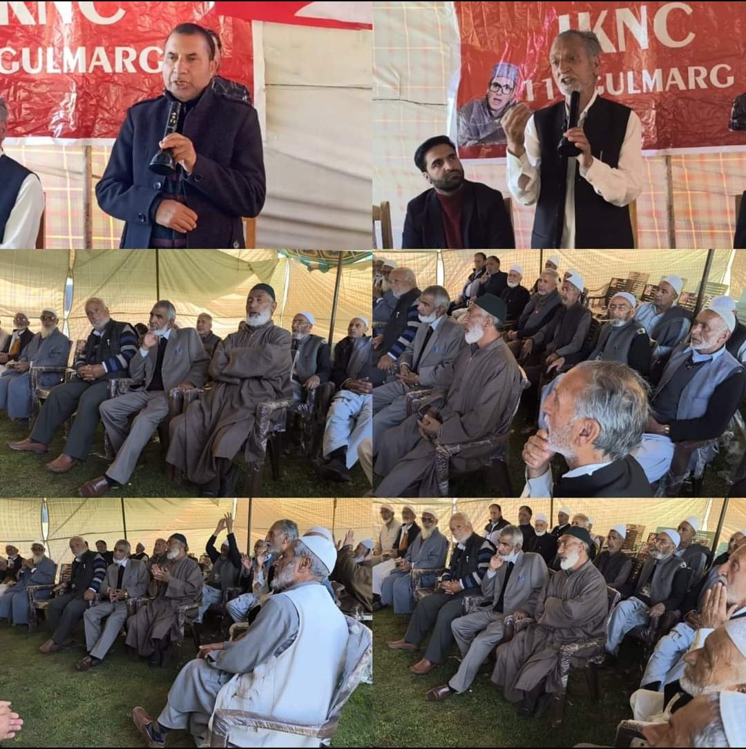 Today in another Brief interaction with our Respected Senior citizens forum, which was organised by citizen Forum, it was presided over by C/I Gulmarg Farooq Ahmad Shah sb, ZVP @YNCJK @IqbalNabi15 was also present was fruitful,in all aspects, @OmarAbdullah sir @Shahmiri_