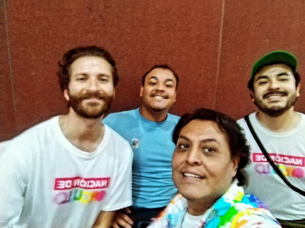 ChusoNc's tweet photo. Participar en un evento que seguramente sentará un precedente en la lucha por los Derechos LGBTTTIQAP+, no solo me dejó la satisfacción de una participación activa y bien encauzada, sino el conocer a grandes personas que son parte de #NaciónDeOrgullo. https://t.co/q8PbIg6CAT