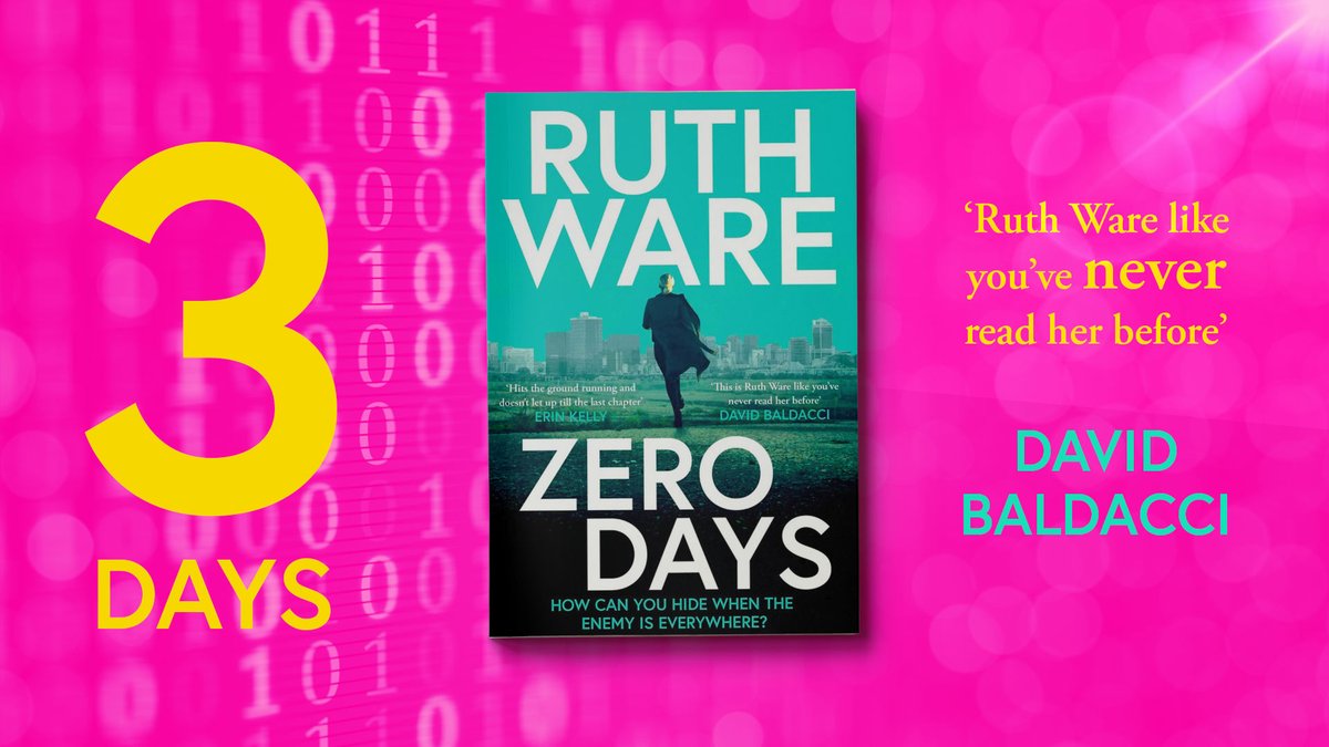 The countdown is on... Can you catch the killer before they catch you? ⏰ #ZeroDays from @ruthwarewriter is out in paperback on Thursday! bit.ly/49Jg3Jw