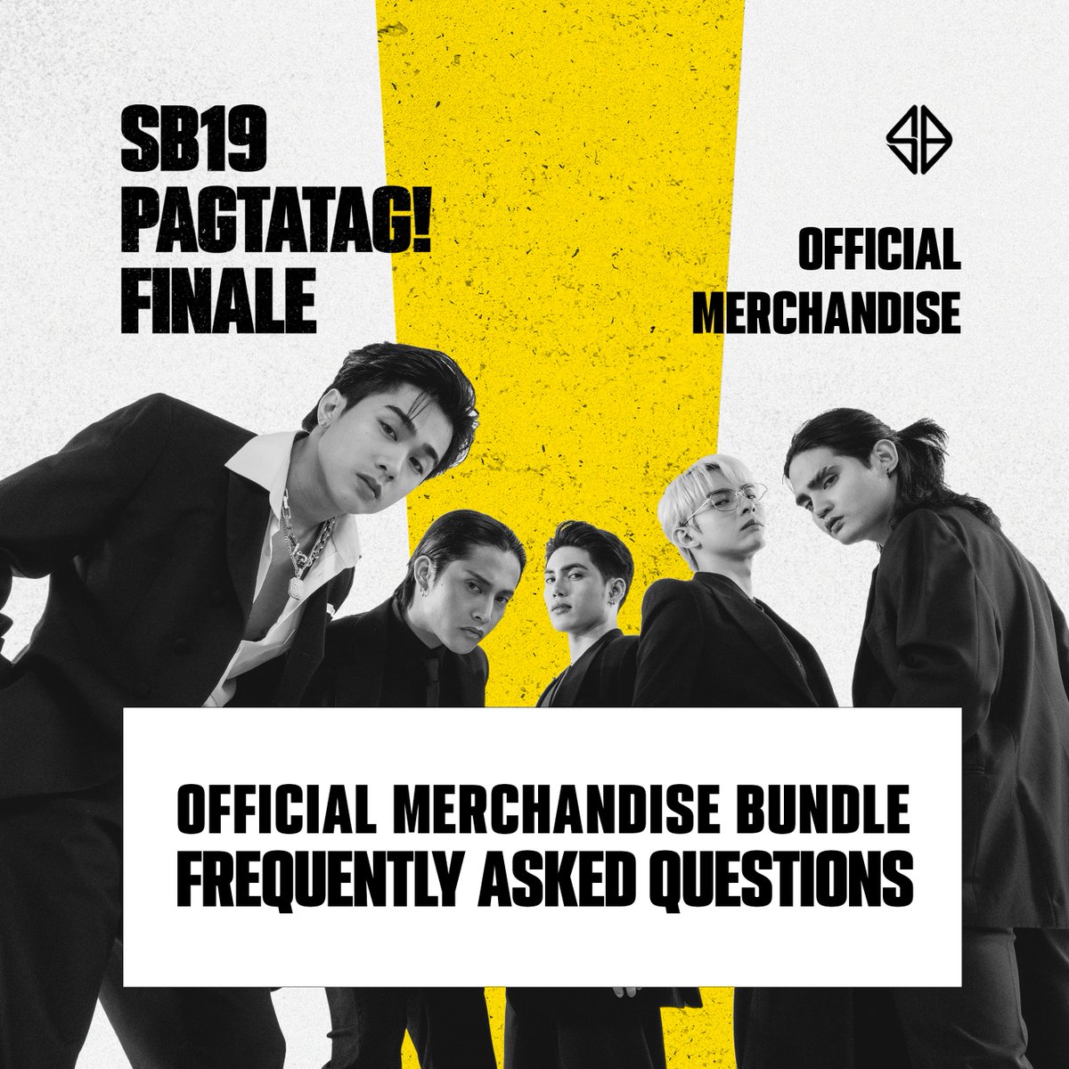 ⚠️ SB19 PAGTATAG! FINALE OFFICIAL MERCH Hey there, get pumped up and ready to go by reviewing the FAQ before we re-drop our PAGTATAG! Finale Merch Bundle at 12NN! ❓Get your questions answered here: 🔗1zmerch.com/pages/merch-faq #PAGTATAG #SB19PAGTATAG #PAGTATAGFINALE