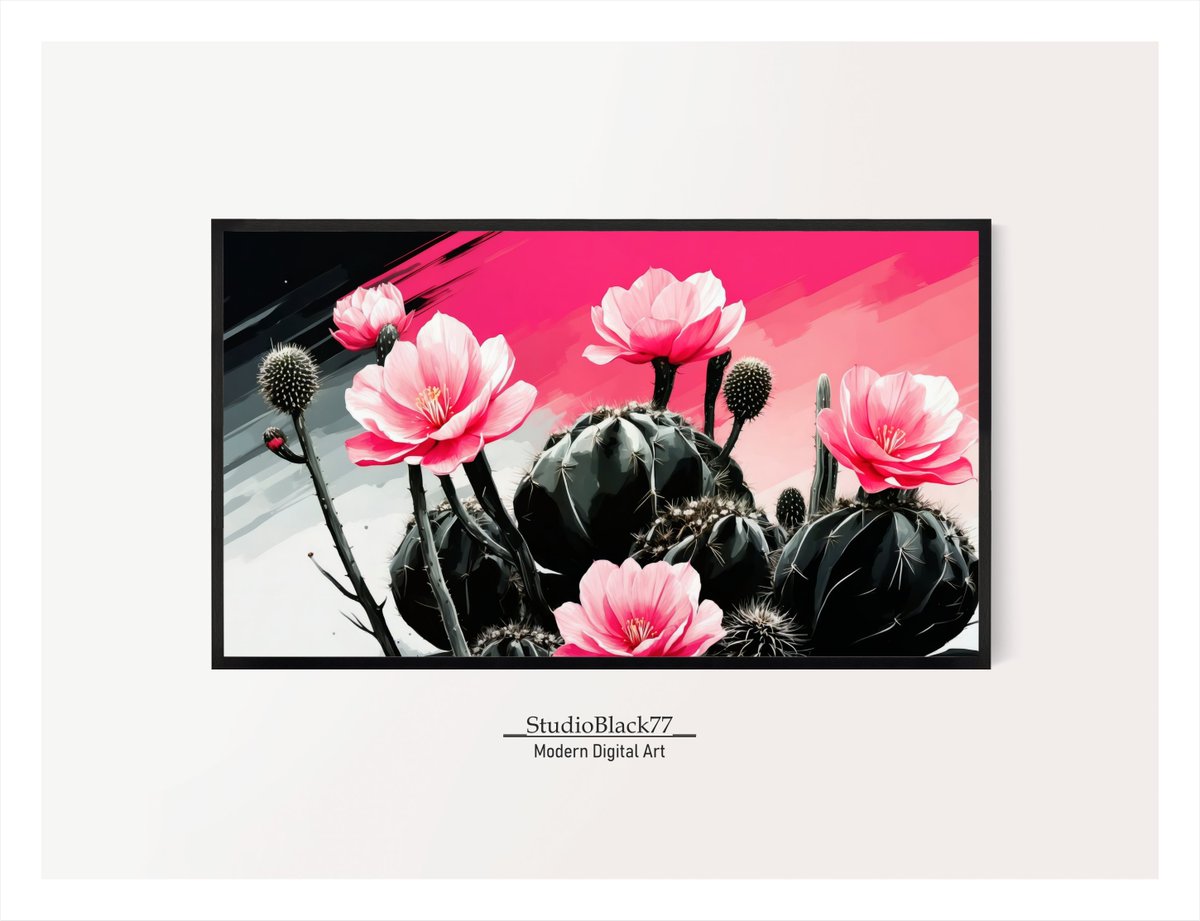 Classic Art PROTRUDE Cactus Pink Flower Blossom Fine Painting PRINTABLE Art | StudioBlack77 

studioblack77.com 

studioblack77.etsy.com          

available as NFT on Opensea - StudioBlack77      

#studioblack77 #ArtistOnX #watercolorprint #wallart #picture
