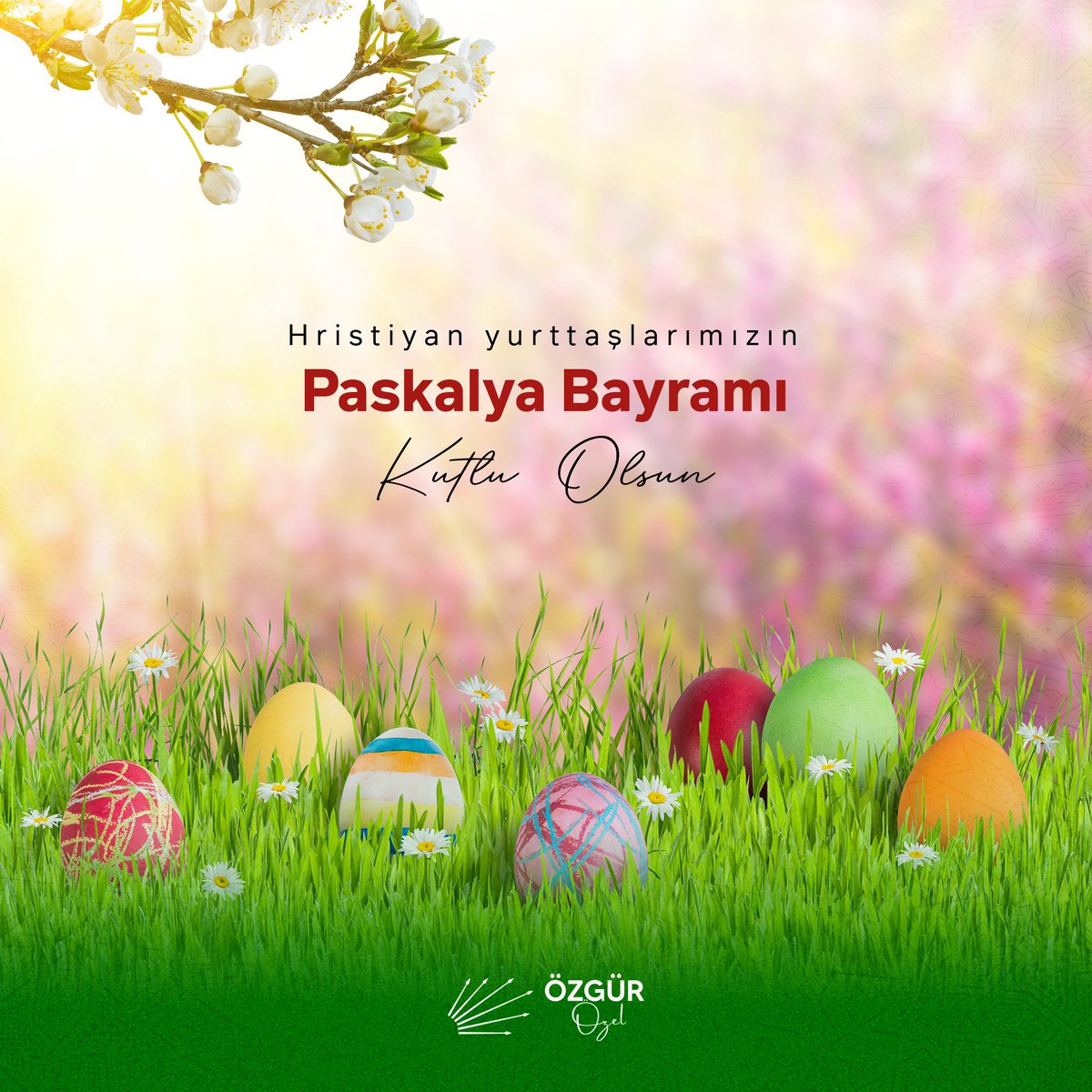 Ortodoks yurttaşlarımızın Paskalya Bayramı’nı kutluyor, Paskalya’nın tüm dünyaya huzur ve barış getirmesini diliyorum.