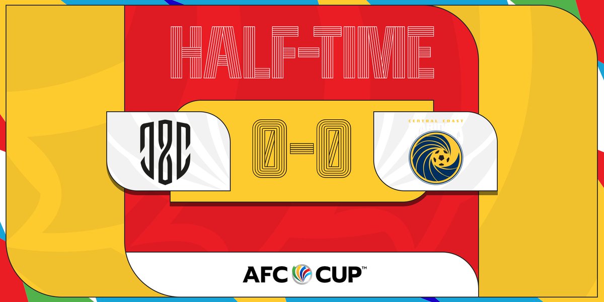 ⏰ HT | 🇱🇧 Al Ahed 0️⃣-0️⃣ Central Coast Mariners 🇦🇺 Neither side can find their way to goal. 🧤 Will the Mariners’ control lead to a breakthrough, or will Al Ahed find their way on the counter? 👀 Watch Live 📺 gtly.to/17p1Vz7UW #AFCCup | #AHDvCCM
