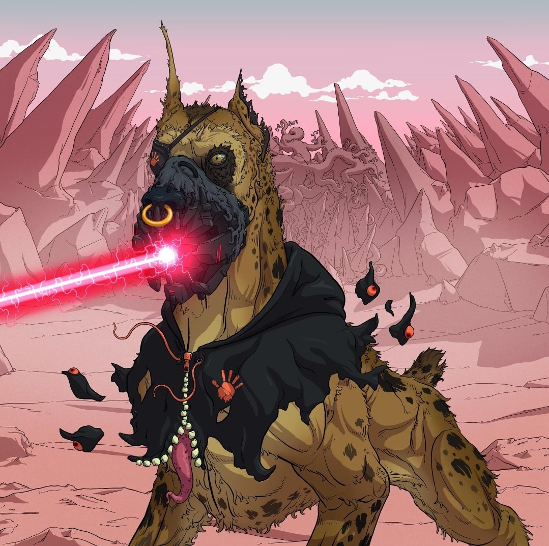 HurryToMurray's tweet image. Gm gm, Happy Cinco De Mayo! 🌮

I swear by the Apes of old and by all that is sacred to Mutants that I stand with the @mutant_cartel ✋️
!Howl