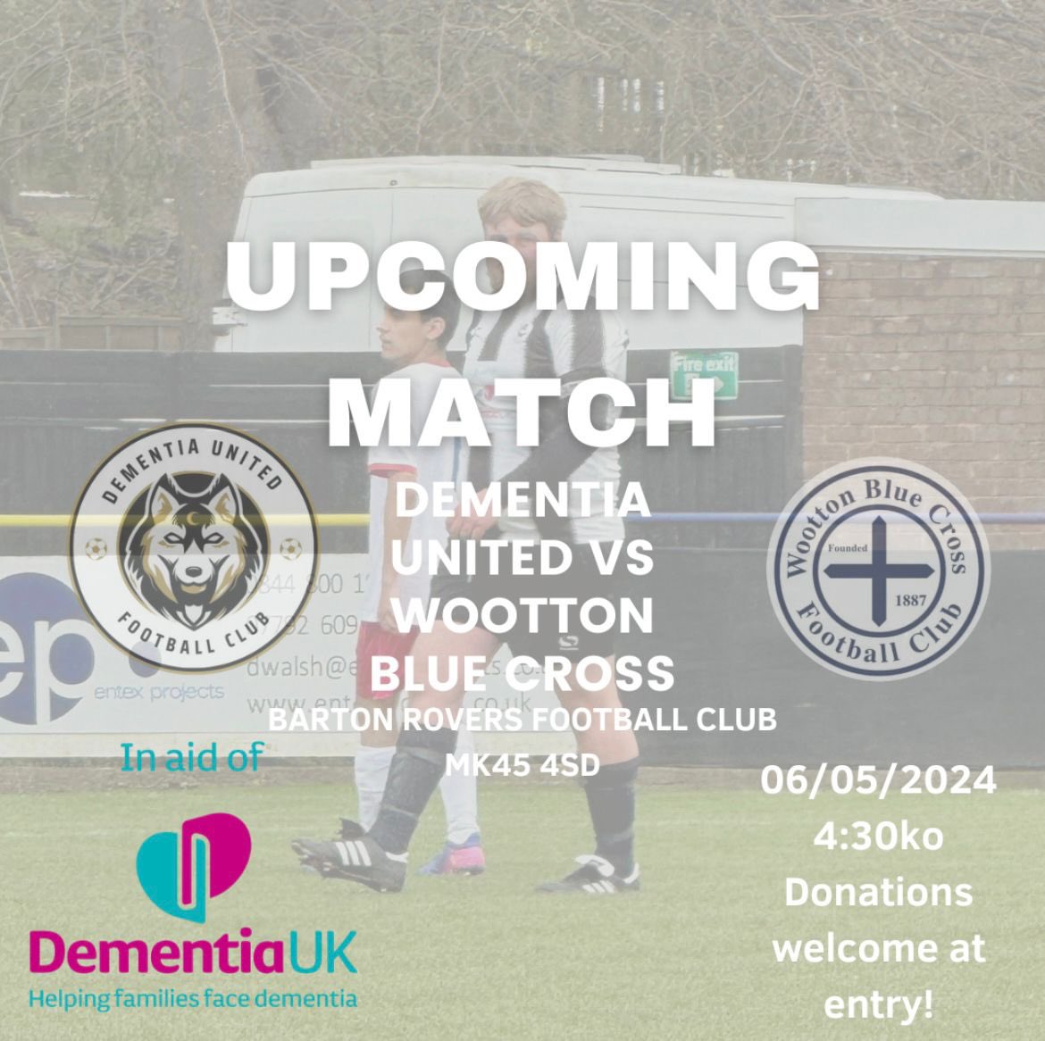 Bank Holiday Charity Footy at The Rovers tomorrow afternoon!