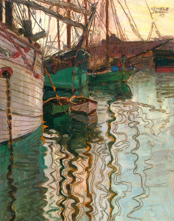 Egon Schiele
Le Port de Trieste
1907
