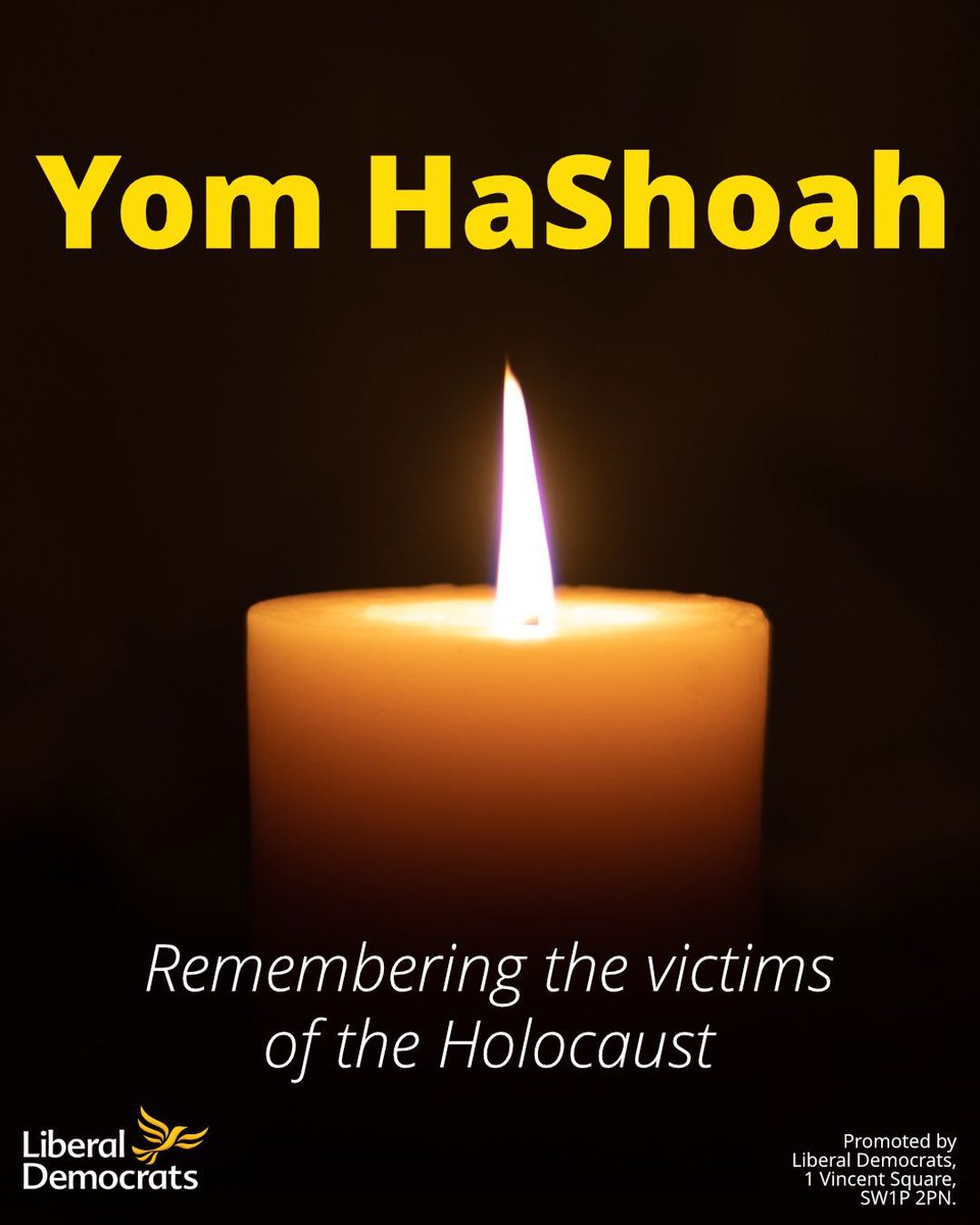 As we mark Yom HaShoah, we take time to remember the millions of Jews who were murdered in the Holocaust. We recommit to fighting antisemitism and standing up against hatred and division.