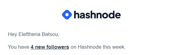 Thank you everyone for following me at #hashnode! If anyone is interested, in the last couple of months I've been publishing about #Rust, and the plan is to continue doing that. eleftheriabatsou.hashnode.dev