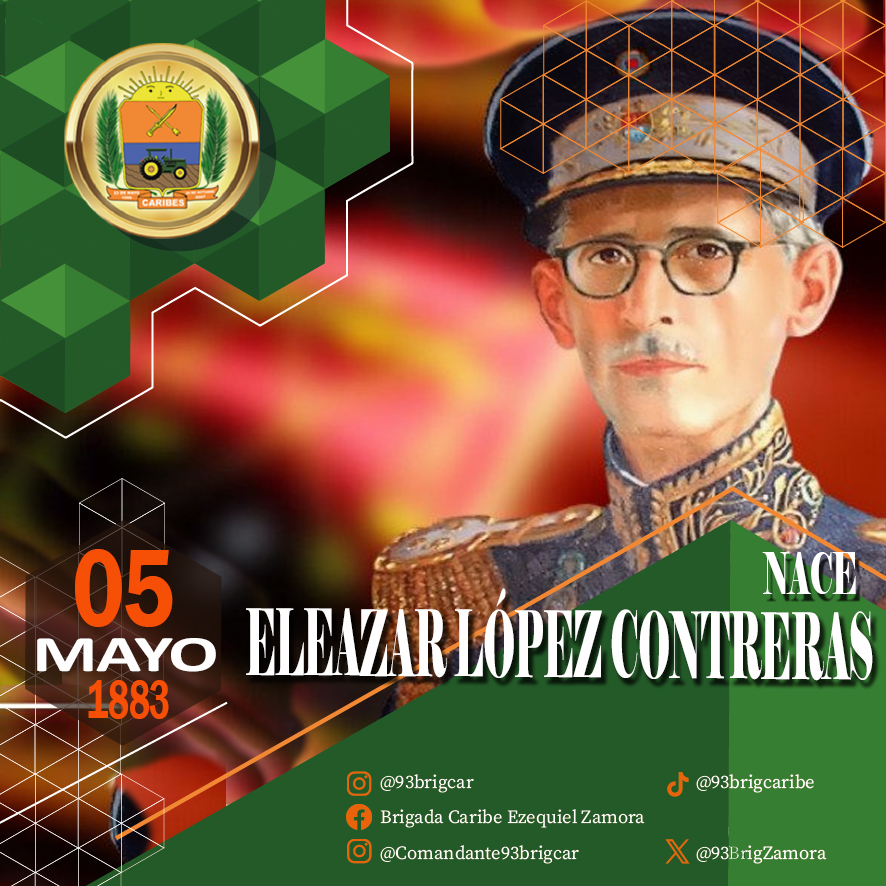 #TalDíaComoHoy || #05Mayo de 1883, nace Eleazar López Contreras, militar y político venezolano que fue presidente de la República entre 1936 y 1941. En su juventud fue uno de los sesenta tachirenses que llegó a Caracas con la Revolución Liberal Restauradora.