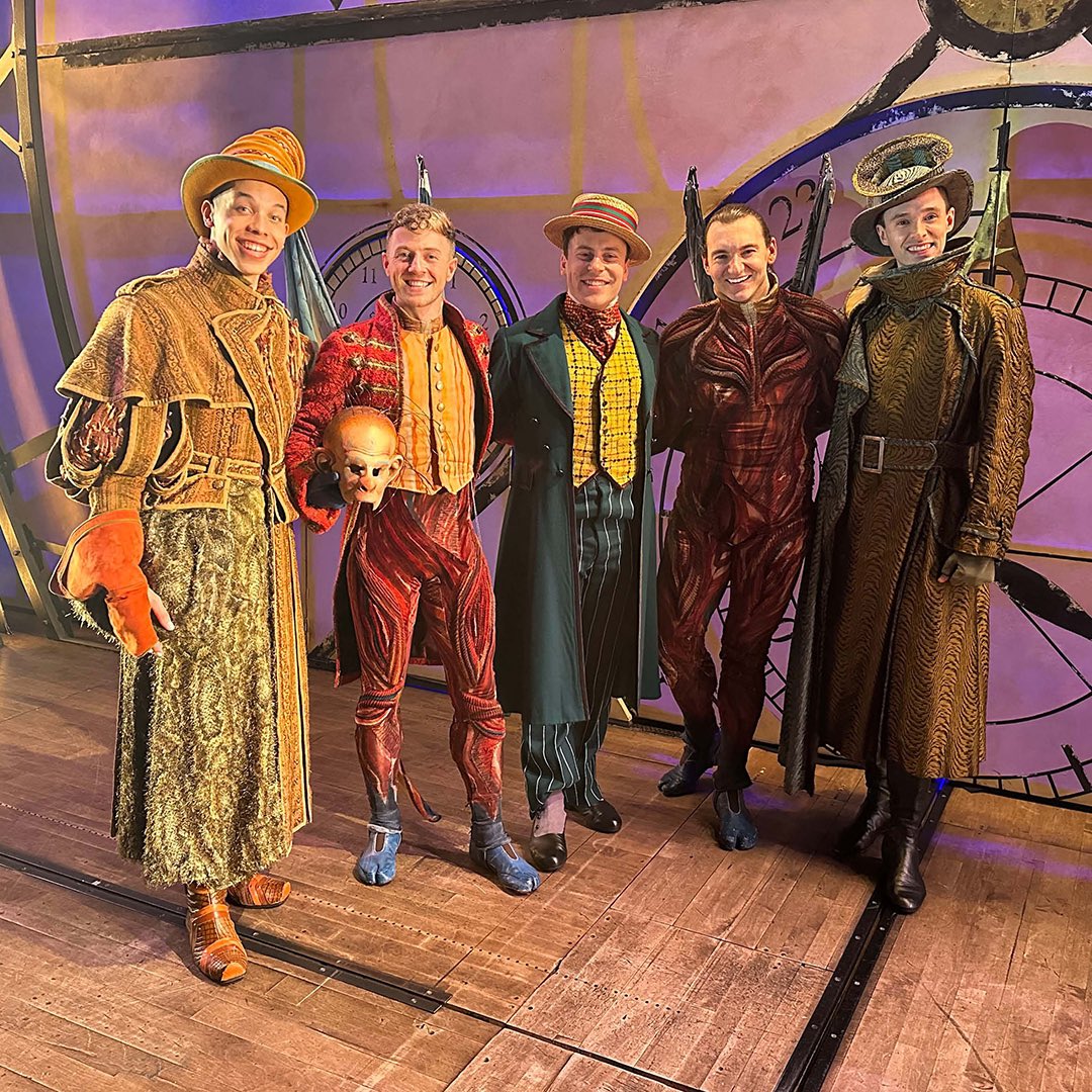 Spotlight on our super Swings (from left to right) Darnell Mathew-James, PaddyJoe Martin, Zac Adlam, James Titchener and Joshua Lovell for this week's performances at #WickedLondon