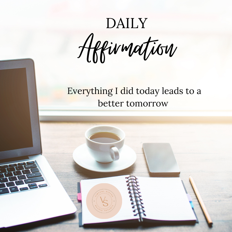 ✨Daily Affirmation✨
.
Everything I did today leads to a better tomorrow
.
.
.
.
.
.
.
#Virtualsistas #VirtualAssistantService #AIHelp #VirtualWorkforce #OnlineSupport  #AdminAssistant #TaskMaster #WorkflowEfficiency #SupportServices   #TechSupportVA