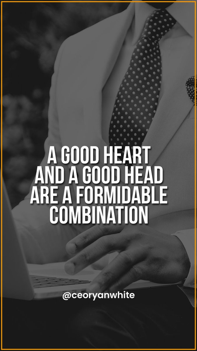 A strong heart and a sharp mind make an unbeatable team. ❤️🧠 #HeartAndMind #PowerCombo #StrengthInCharacter