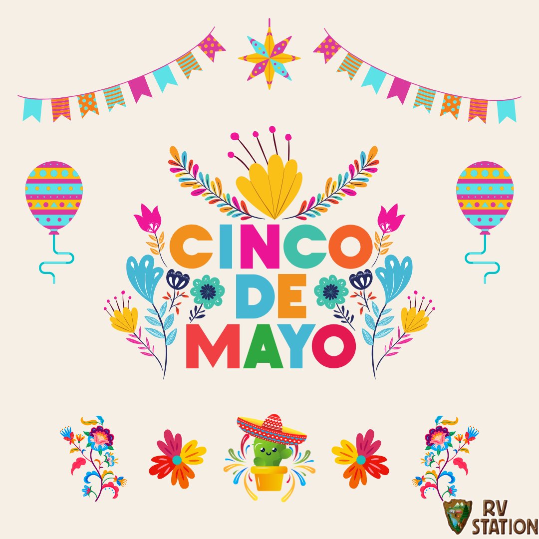 🎉✨ Happy Cinco De Mayo! Do you have any special traditions on how you celebrate today? Share in the comments. 🌞
#RVStationWaco #CincoDeMayo #Tradition
