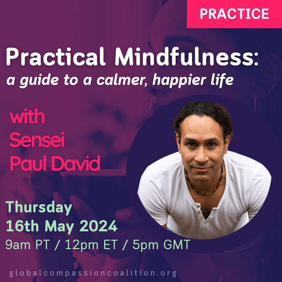 Mindfulness can help us live calmer, happier lives. Sensei Paul David will be joining us to share essential skills for a more serene life along with a practice to enhance self-awareness, reduce stress, and improve concentration. Sign up for free here: bit.ly/3WqM3iq