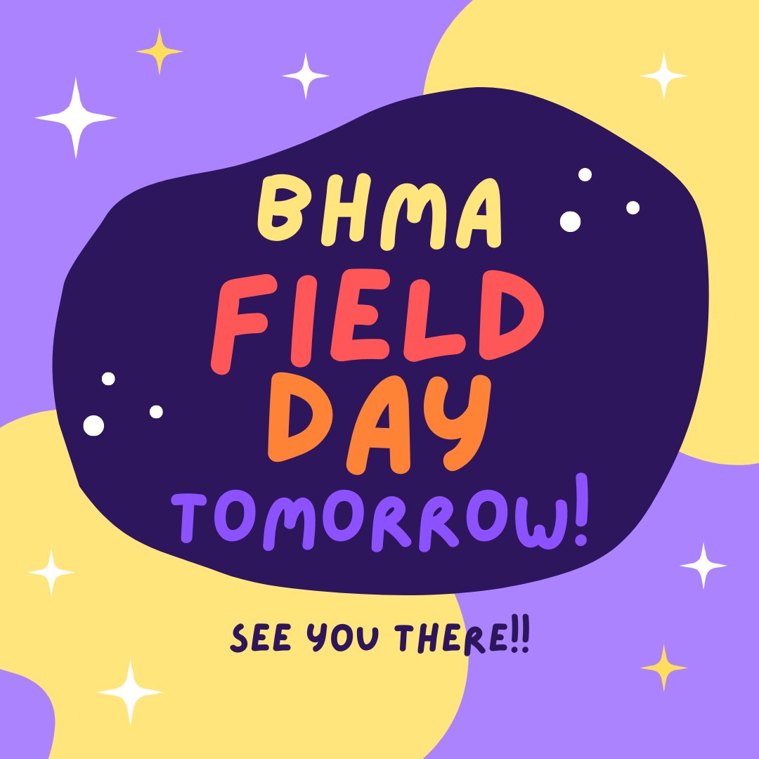 Don't forget BHMA Field Day is tomorrow☀️🌷💥 #FieldDay #SpringFun#BerkshireHillsMusicAcademy #BHMA25