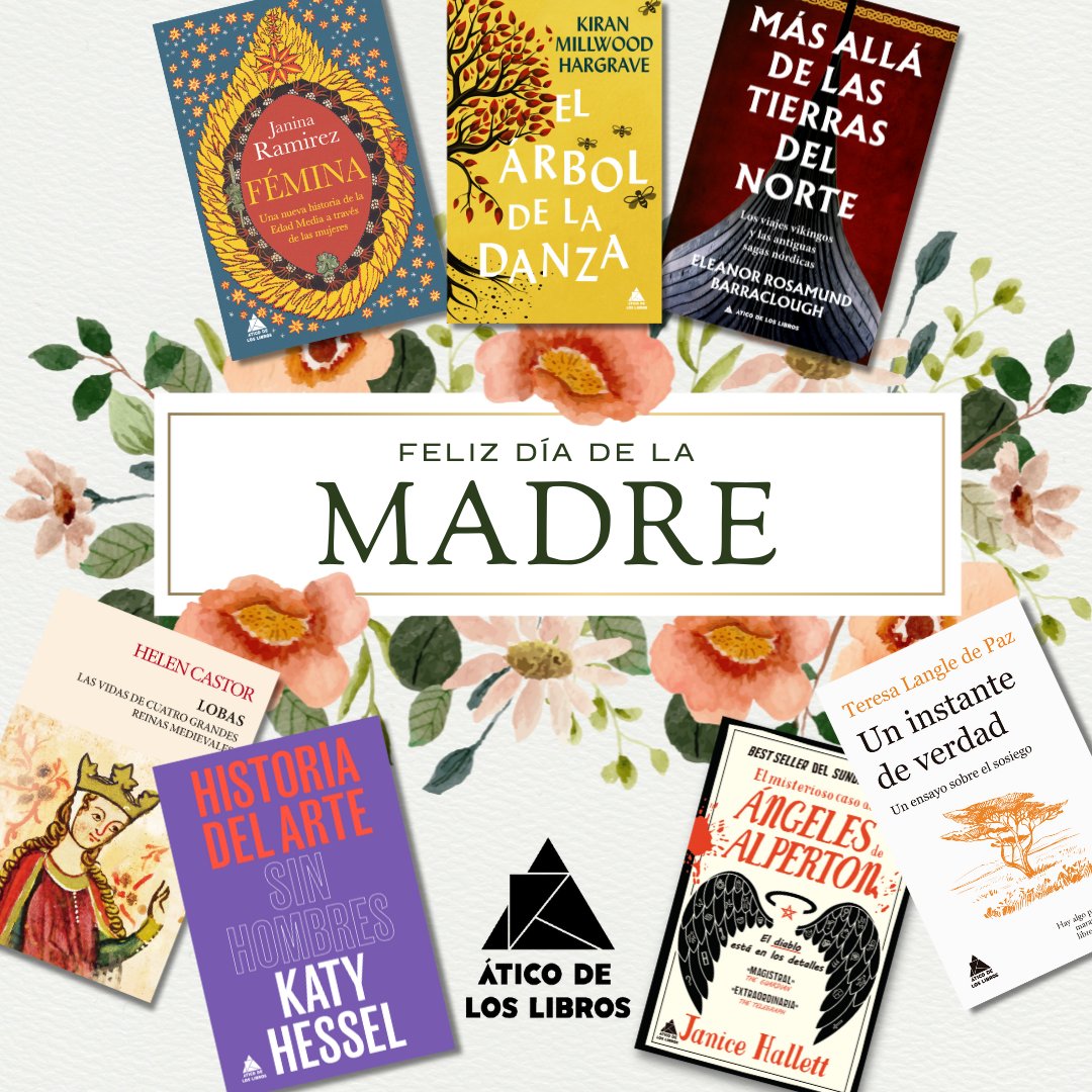 ¡Feliz Día de la Madre acompañado de las mejores lecturas! ✨ #Aticodeloslibros #DiaDeLaMadre @udllibros