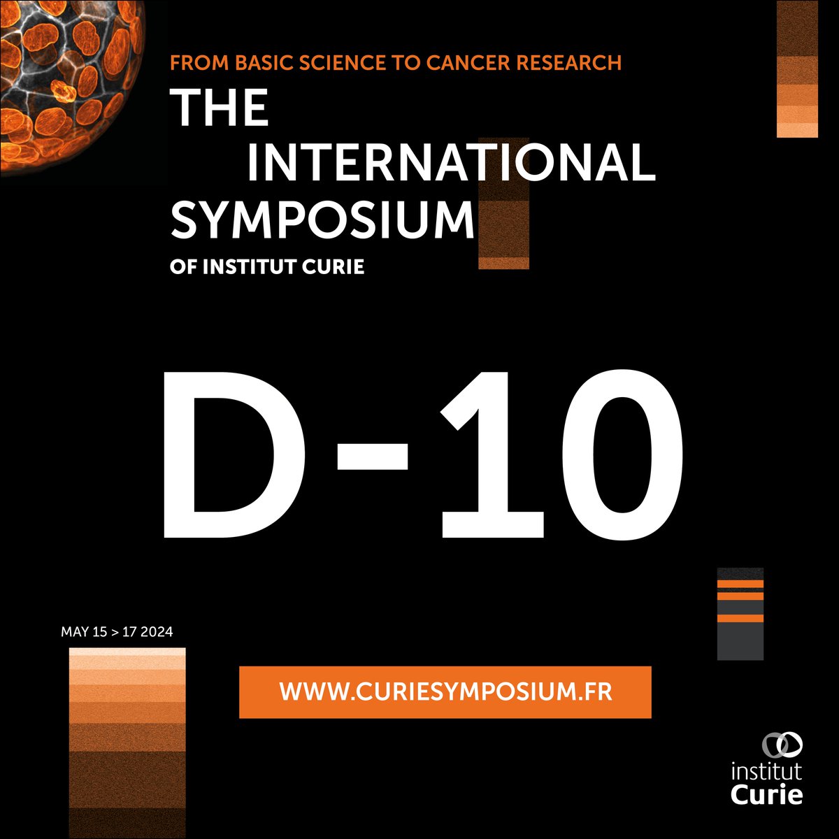 ⏰ 10 days to go for the #CurieSymposium! Join a wide range of internationally renowned experts in a interdisciplinary setting at @Maison_Chimie and delve into the latest discoveries from basic science to #CancerResearch. Secure your spot now on: curiesymposium.fr/registration