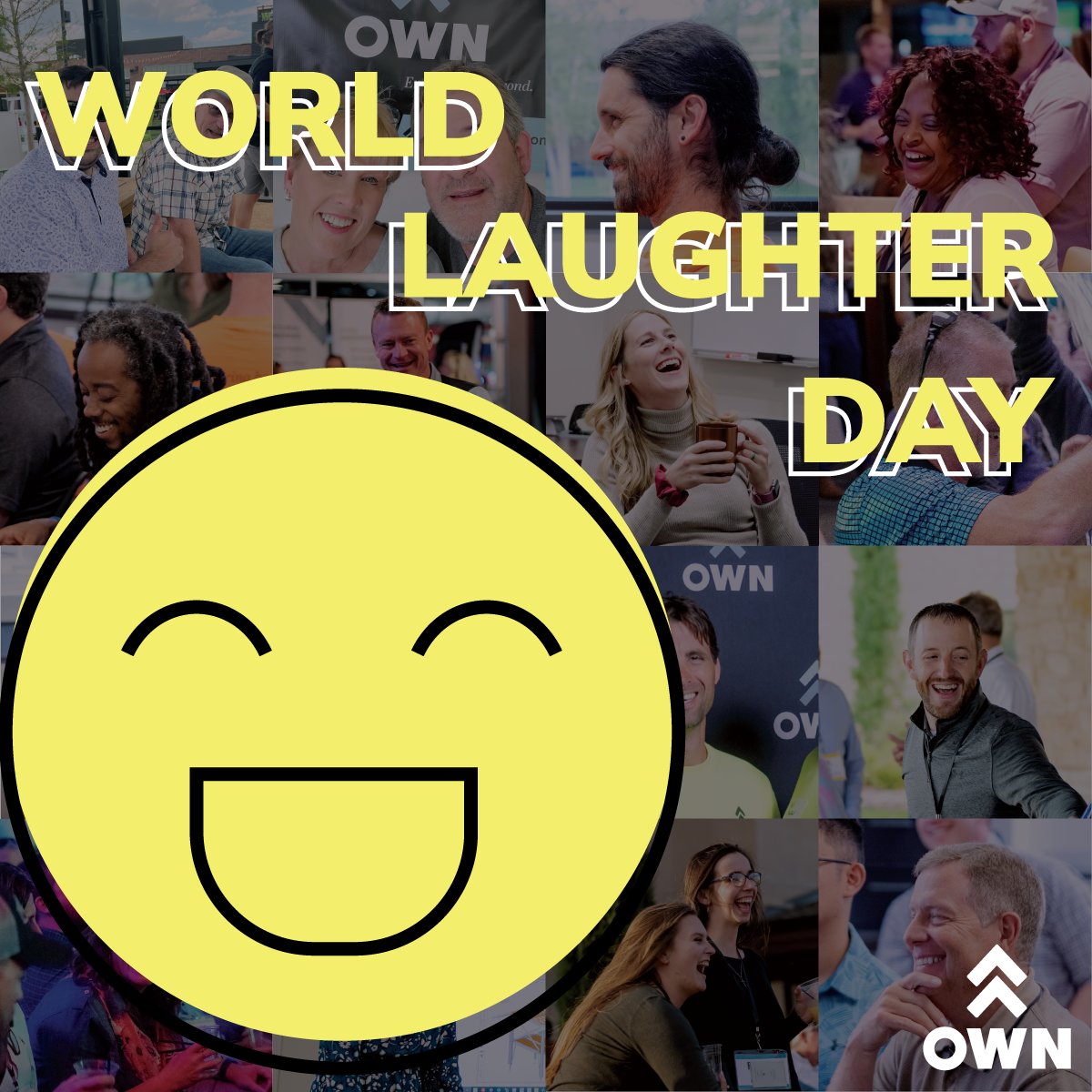 It's World Laughter Day! Today we embrace one of our favorite principles, #FunMatters (something we take very seriously here at OWN)! We hope you'll join us in having some good laughs today and every day. #WorldLaughterDay #WeAreOWN #ForTheLaughs