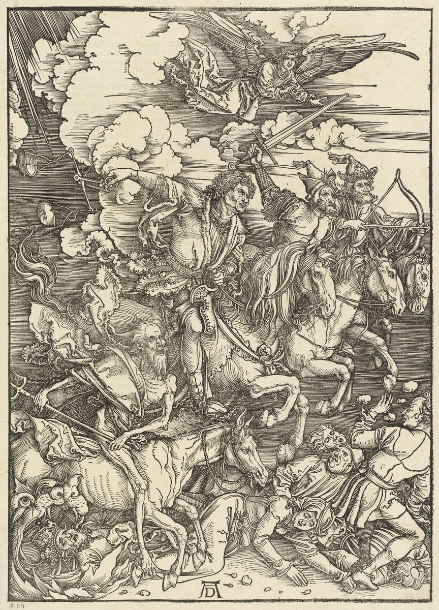 🎨: The Four Horsemen
👨‍🎨: Albrecht Dürer 
🗓️: 1498