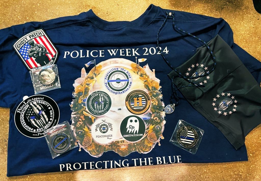 Are you tired of my endless raffle ticket begging? Well, guess what? It's your last shot before #PoliceWeek2024 kicks off! Brace yourself to score an epic #PoliceWeek goodie bag with a PtB tee, challenge coins, and a ton of other goodies! 

zeffy.com/en-US/ticketin…