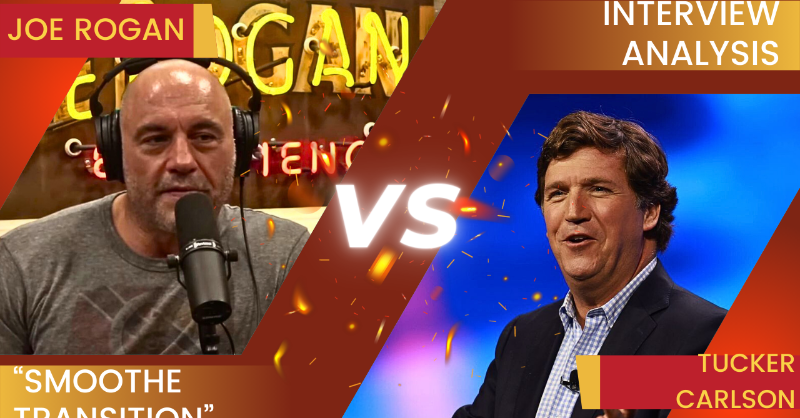 HBnFBs's tweet photo. Learn These Interview Techniques from Tucker Carlson on His Latest Podcast with Joe Rogan, and Get Ready For your Next JOB INTERVIEW!