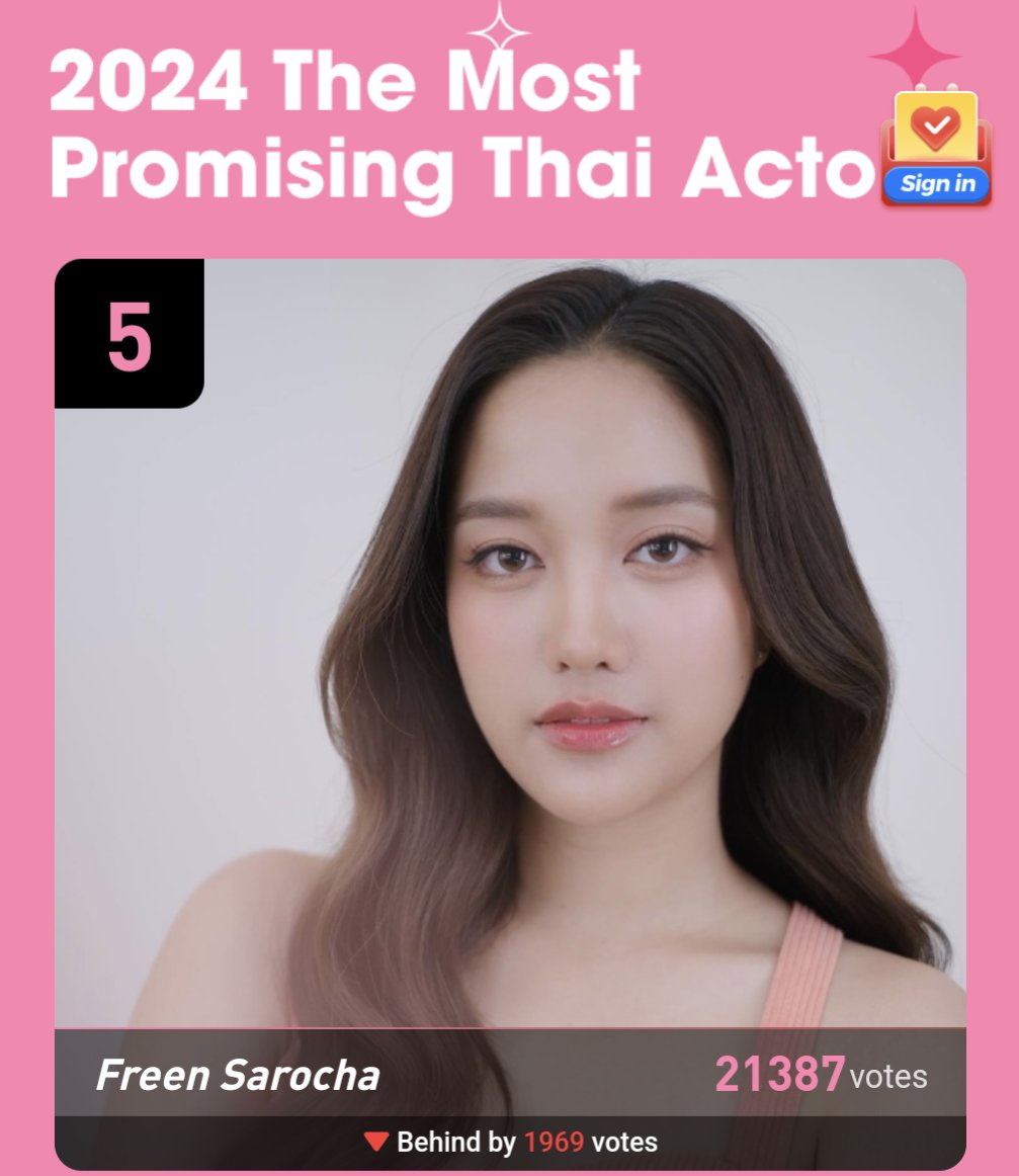 DAILY REWARD EVENT [📆 06.05]

🗳️Freen Sarocha is nominated in JamPlanet - 2024 The Most Promising Thai Actors.
💗Let's win this for #FreenSarocha

🔗jamplanet.net/?sid=b2h5aa3a

1 RT + 1QRT = 2 tickets
🎯 Min 500RT to redeem the reward ‼️

#srchafreen  #GIRLFREEN  
@srchafreen