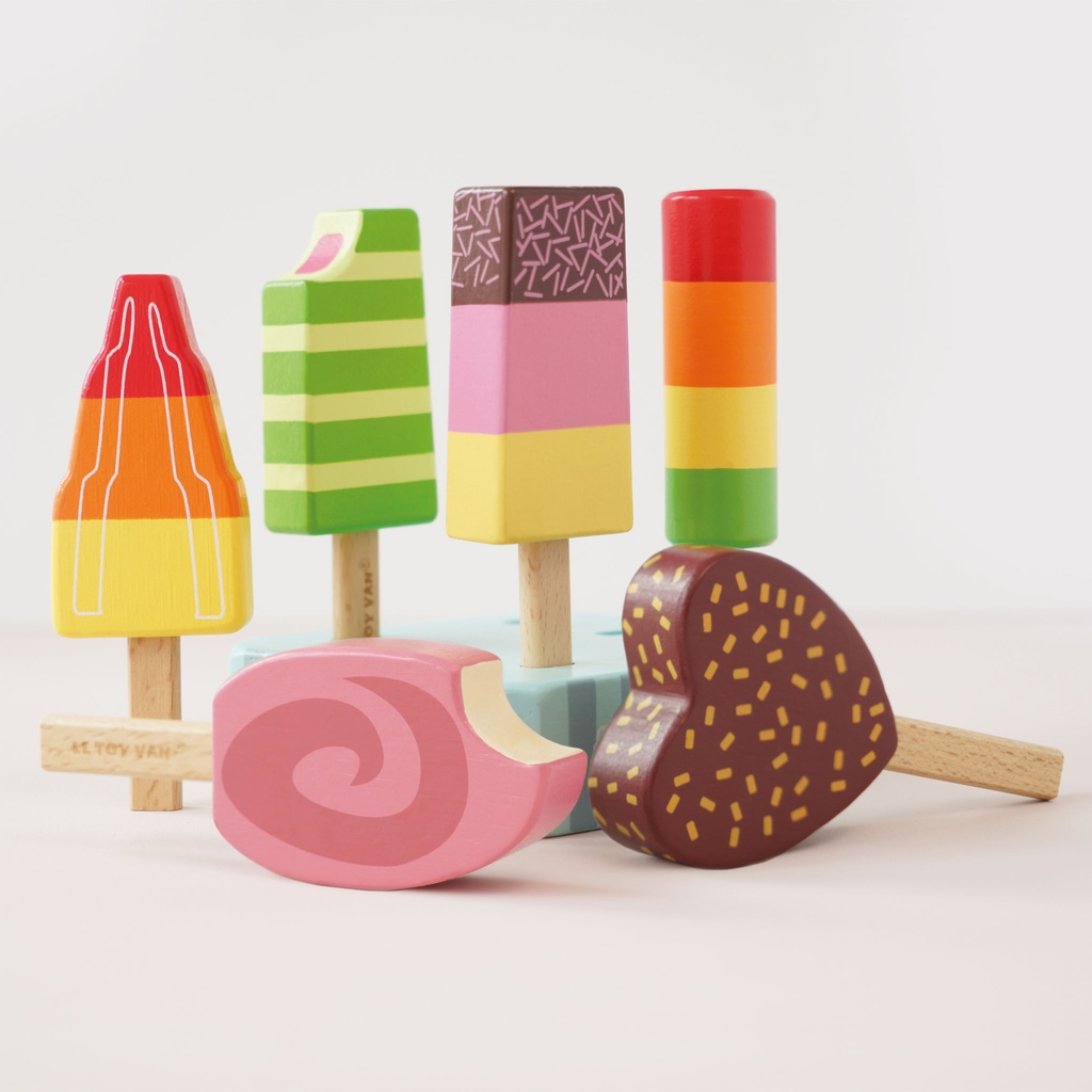 Feel refreshed with our Wooden Ice Lollies Popsicles!🍦

This set of 6 ice lollies is great for keeping cool in the spring sunshine ☀️ Made from FSC®-certified wood, these treats are perfect for imaginative play 🌿

#Sustainability #WoodenToys #ImaginativePlay #BankHoliday