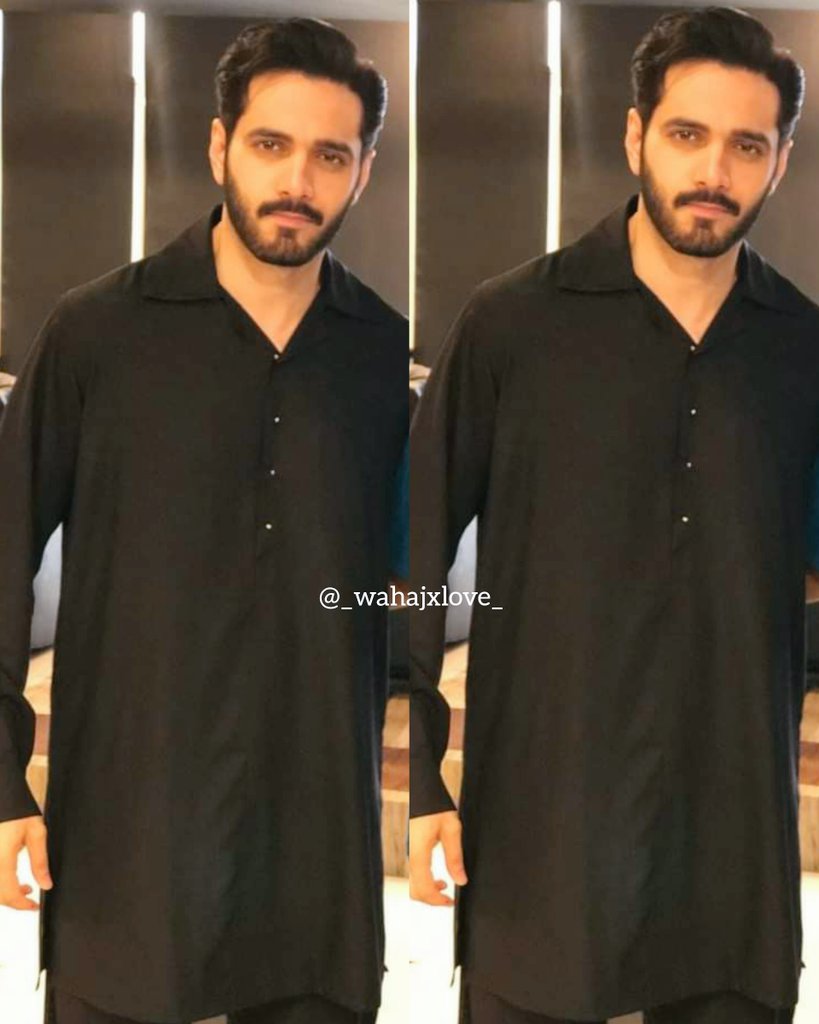 Mr.handsome in black kurta🖤🔥
#WahajAli #wahaj