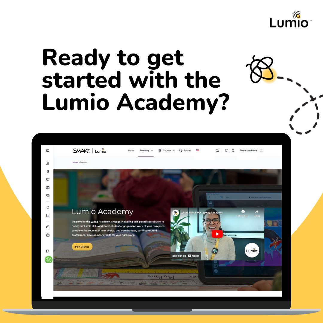 The Lumio Academy is the place to find practical and engaging self-paced courses to build your Lumio skills and boost student engagement. ✨ Complete the courses of your choice and earn badges, certificates and PD credits along the way. 👏🏻 Enroll now: bit.ly/3vPpB81