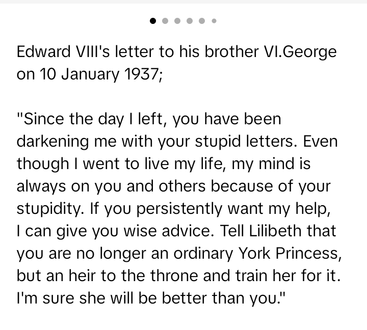EAPoeEstNe19jan's tweet photo. @FieldsLeaf @Ms_readsalot TikTok. There was a guy who has access to the Windsor Archive. Because letters, diaries, journal entries, etc. are written in cursive, he's transcribing; not translating. His native language is Turkish, so She/He, Her/Him are mixed up. #TheAbdicator was churlish all of his life. https://t.co/XVhgNjWmKm